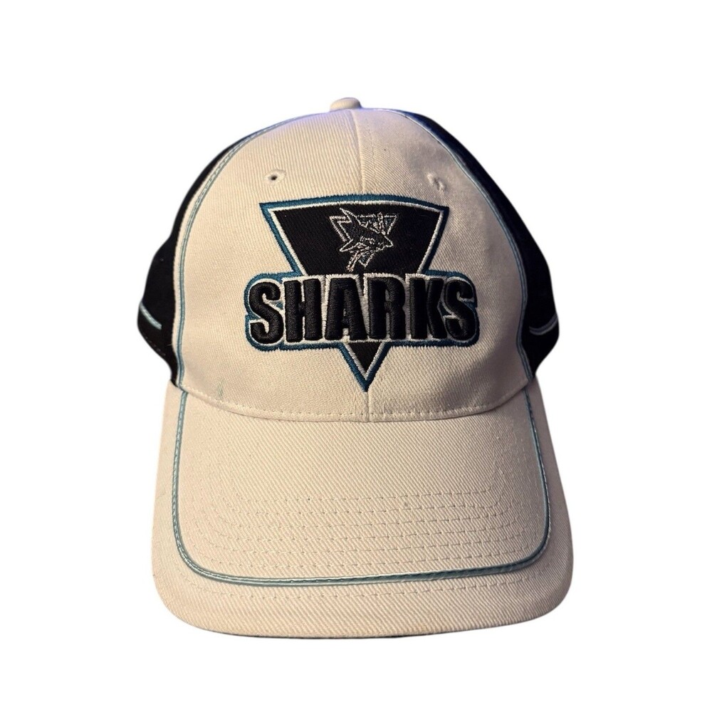 Vintage 90s San Jose Sharks SnapBack Embroidered baseball cap-Drew Pearson brand